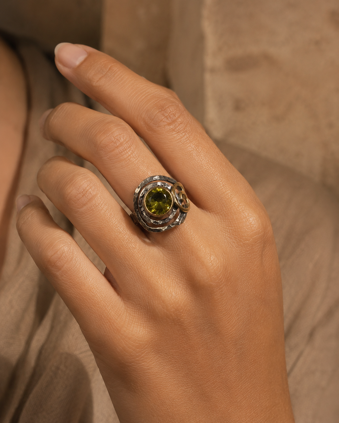 Product — sterling-silver-zultanit-ring-woman-hand