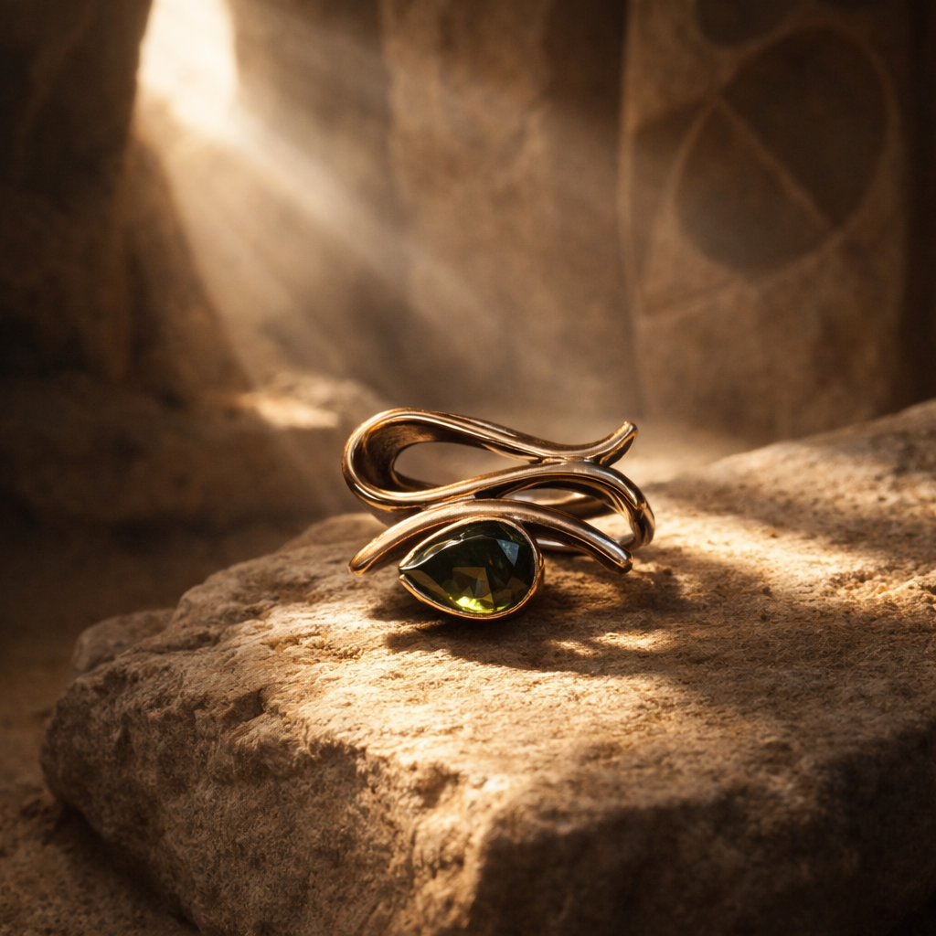 Handcrafted 925 Sterling Silver Ring with Zultanite Stone — Rings — Görsel 1