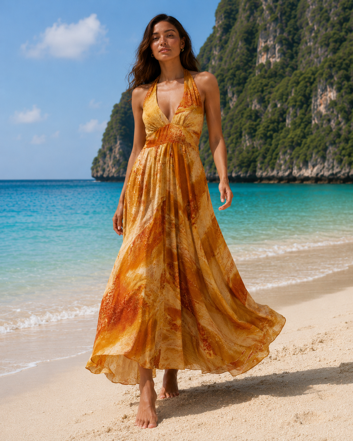 Hera Silk Resort Dress — hera-2