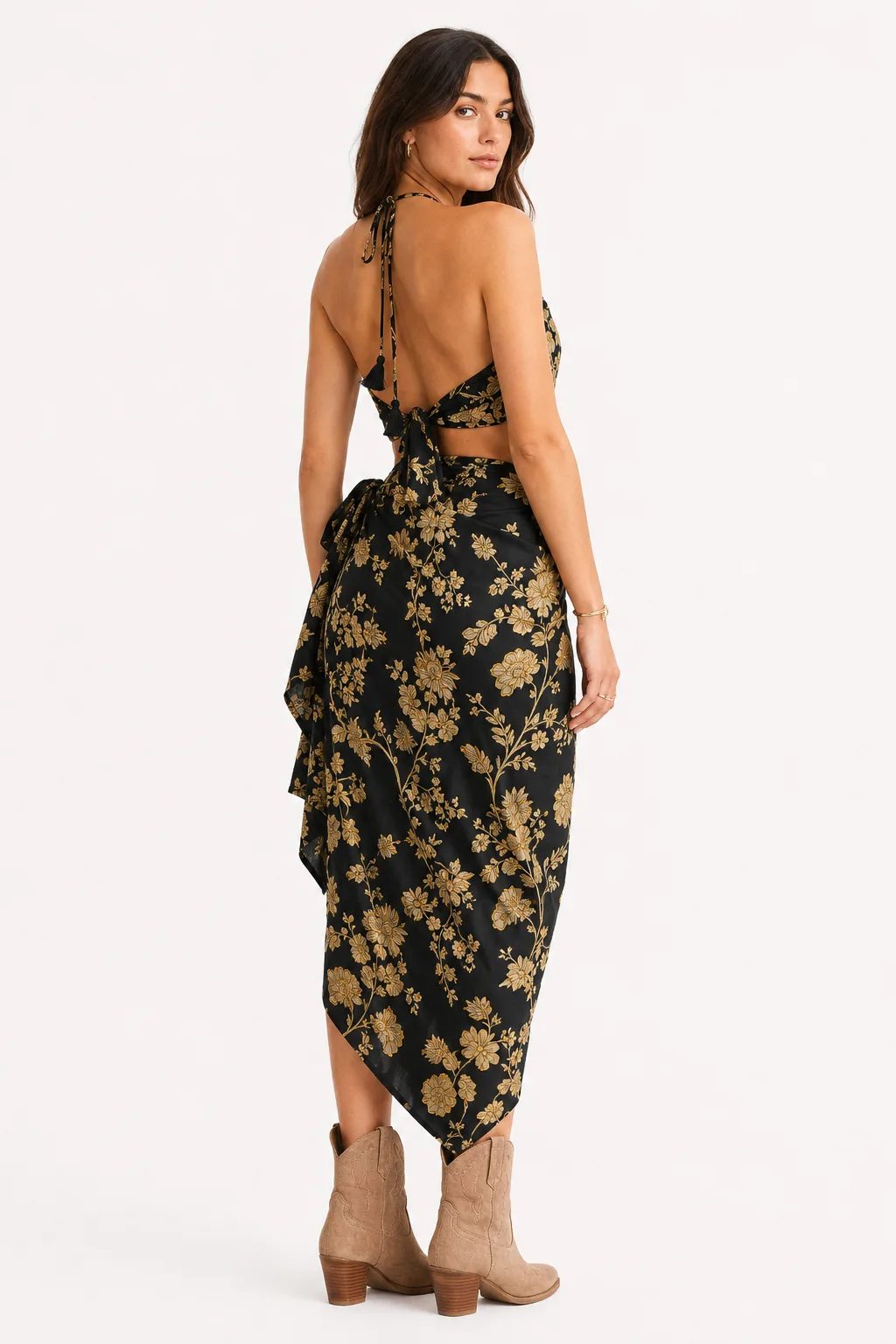Noir Jardin Silk Two-Piece Set — rita-pita-collection-4