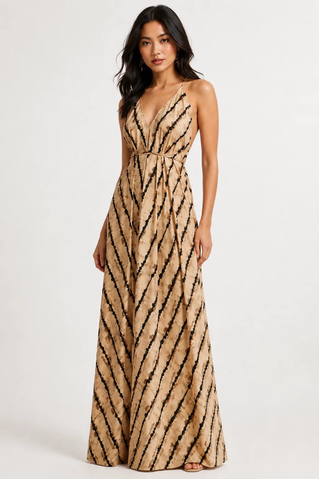 Sapheen Desert Veil open-back maxi dress side view